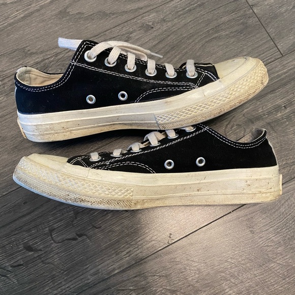 Cdg play converse shoes size 6 - Picture 5 of 6